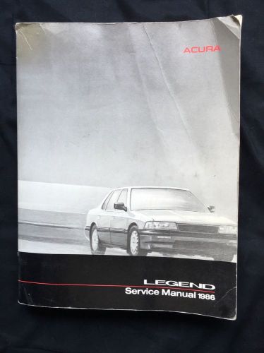 1986 acura legend service manual