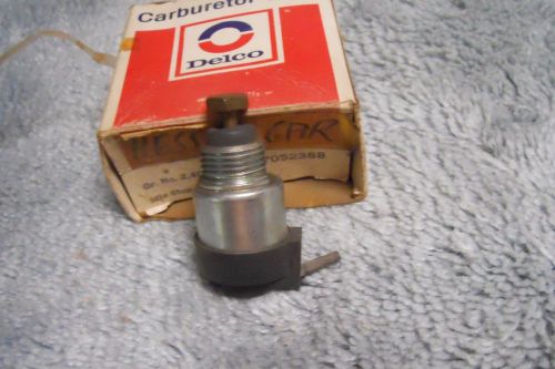 Nos 1975-78 buick chevrolet oldsmobile pontiac v6  idle stop solenoid  old car
