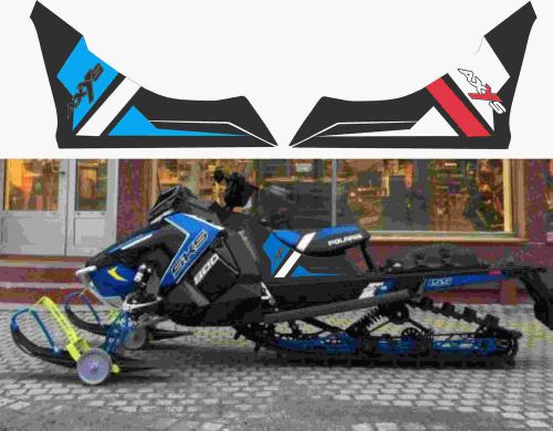 Polaris axys red blue tank sks decal graphics 800 600 pro rmk assault  155 163