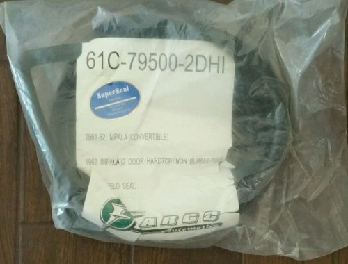 1961 1962 chevy impala convertible windshield gasket seal - hardtop -