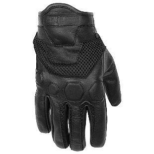 Black brand tech rider womens mesh gloves black lg