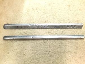 1947 - 1953 gmc truck radio grill cover trim upper/ lower original  usa made