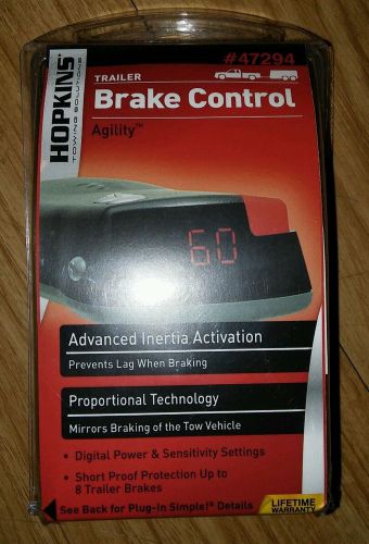 Brand new hopkins towing solution 47294 plug-in simple; agility brake control