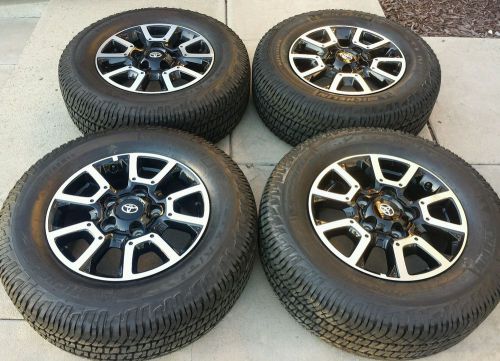 18&#034; toyota tundra trd oem wheels &amp; tires platinum sequioa land cruiser 17 18 20