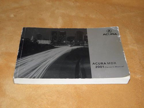 2001 acura mdx owners manual 01 owner&#039;s used