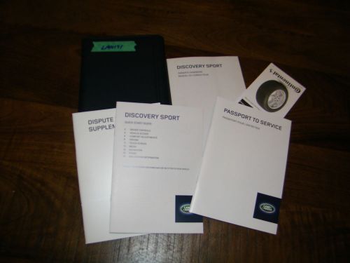 2015 land rover discovery sport owners manual with case lan191