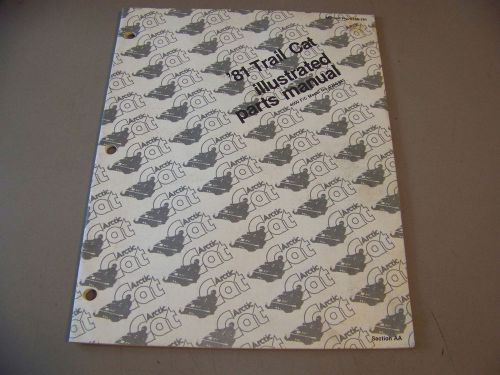 Arctic cat snowmobile 1981 trail cat parts catalog