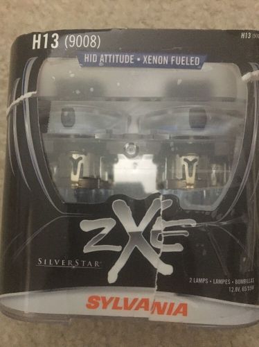 Sylvania silverstar zxe h13 9008 xenon fueled headlight headlamp bulbs new