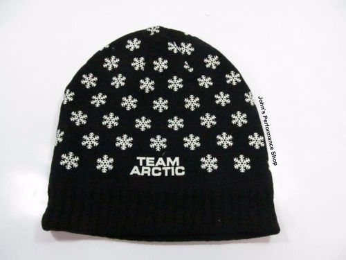 2017 arctic cat youth glow in the dark snowflakes beanie hat 5273-089