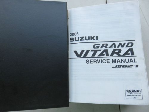 2006 suzuki grand vitara jb627 factory service repair workshop manual binder oem