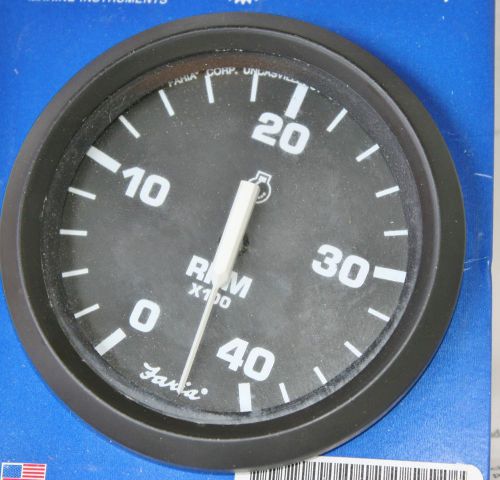 New faria 33003 4" tachometer 4000 rpm diesel mag pick-up coral sea ray boat