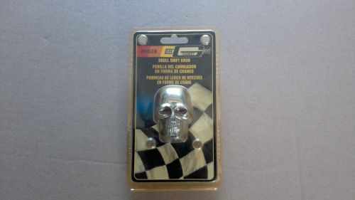 Chrome metal  skull shifter knob mr gasket 9628