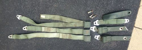 68 69 70 b body roadrunner coronet gtx oem bench seat belt lot green nice
