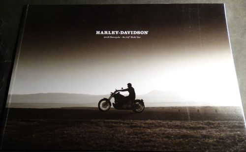 2008 harley-davidson motorcycles brochure  15&#034; x 10&#034;  56 pages  nice (277)