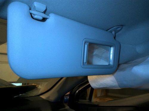 Passenger right sun visor c vin b3 7th and 8th digit fits 12-15 prius 528855