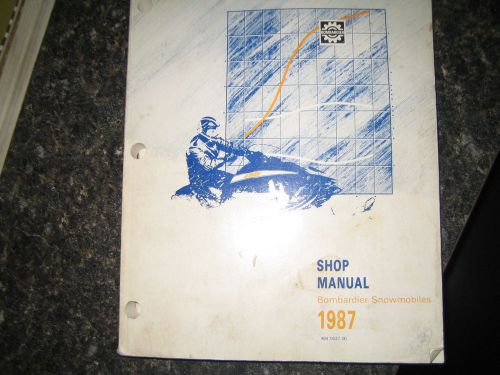 Bombardier -1987 service manual -snowmobile