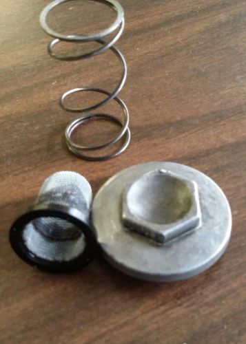 1985/86 honda150 elite oil screen filter cleaner cap spring kit used