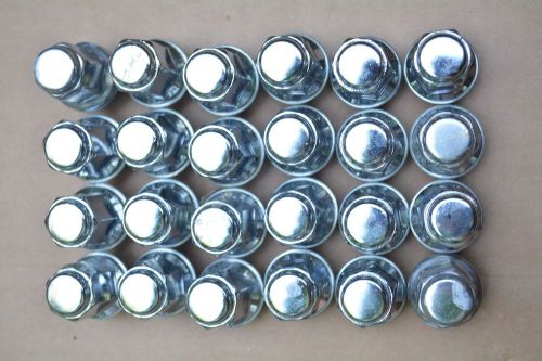 Set of 24 toyota lexus scion wheel lug nuts chrome genuine oem 12x1.5