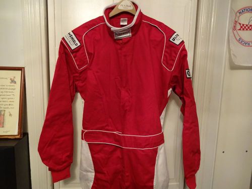 Nib mint condition new ultra shield 1 layer nomex driving racing suit size large
