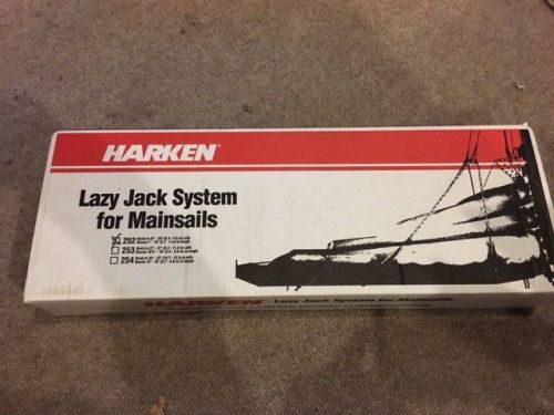 Harken 252 lazy jack kit system main sail boats 21' to 28' includes wire blocks