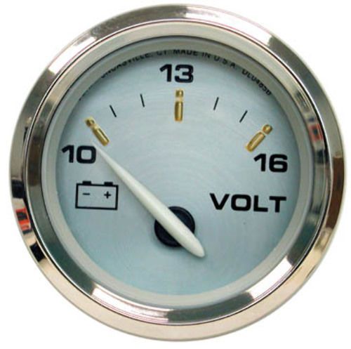 Kronos series gauges-2&#034; voltmeter, 10-16 vdc