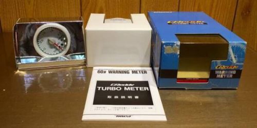 Genuine greddy trust 60mm boost gauge new defi hks