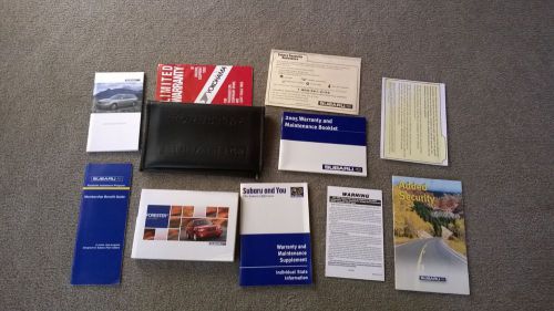 2005 subaru forester owners manual with supplements and case