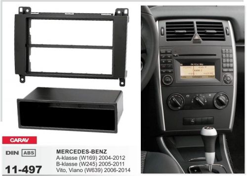Carav 11-497 1din car dash kit panel mercedes-benz a w169 В w245 vito w639  w/po