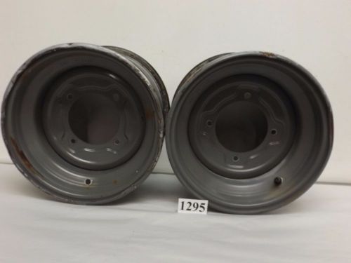 Kawasaki bayou klf400 klf 400 4x4 atv oem rear wheels rims set 95 1995 1295