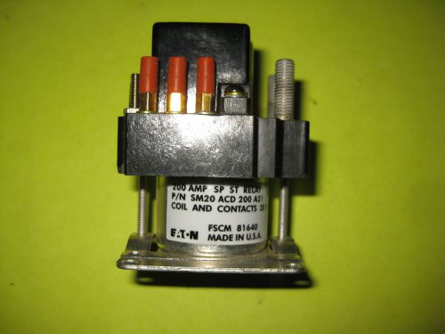 Bell helicopter 206 l eaton starter relay sm20acd200a21 used