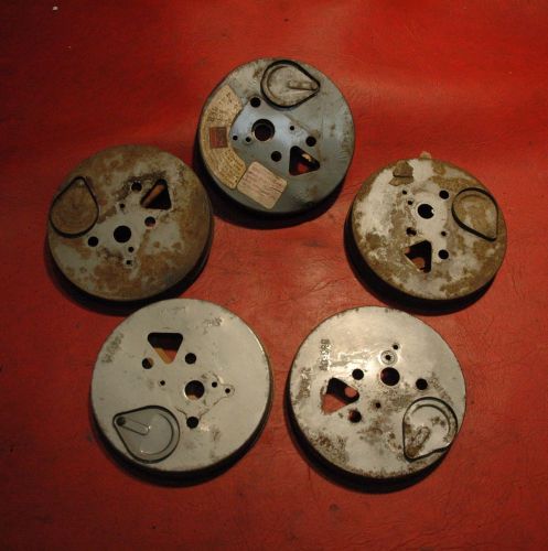 5 1955 58 washer jar lids w/5 inserts buick chevy cadillac olds pontiac used