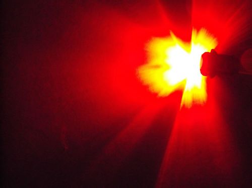 10 bbt 12 volt heavy duty red led t-10 wedge base light bulbs