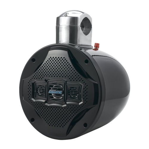 Lanzar aqwb8b 1200w aquatic 8&#034; marine wakeboard water resistant tower speaker