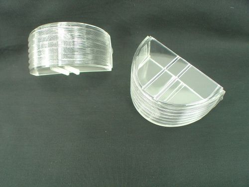 1955 chevrolet  all models back up light lens set. (pair) "guide" show quality