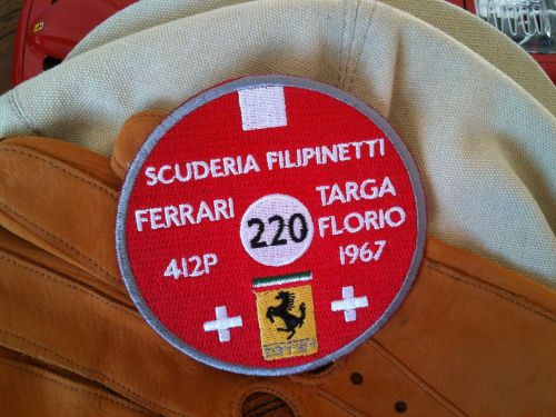 Scuderia filipinetti ferrari patch emblem badge logo crest script 308 328 f355