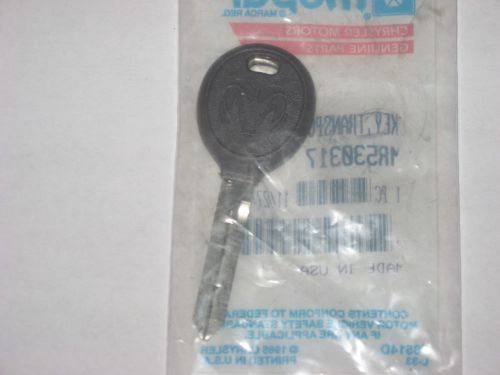 Ignition transponder key  mopar mr530317 sealed in org package not sure vehicles