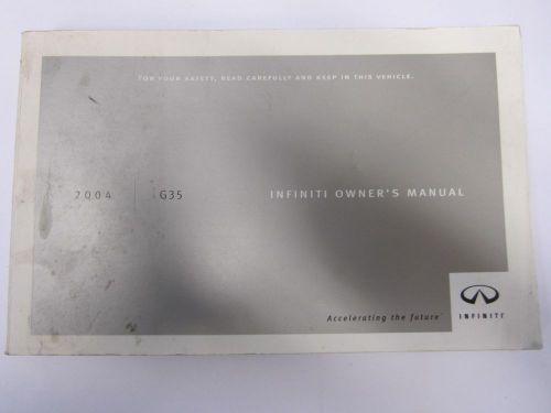 2004 infiniti g35 english  owners owner&#039;s manual usa canada mr remotes inc