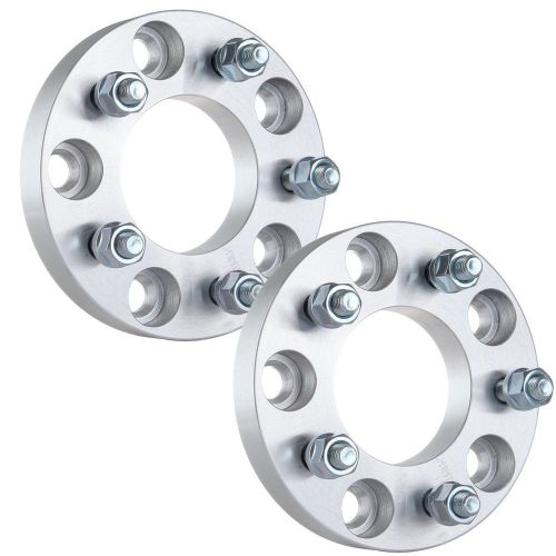 (2) 1&#034; inch wheel spacers | 5x5 to 5x4.75| 12x1.5 studs 25mm thick adpaters