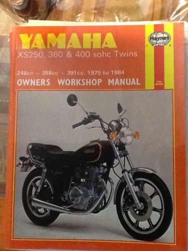 Haynes manuals: yamaha xs250, 360 &amp; 400 sohc twins