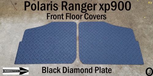 Polaris ranger xp900 fullsize black diamond plate floor 2013  up >>free shipping