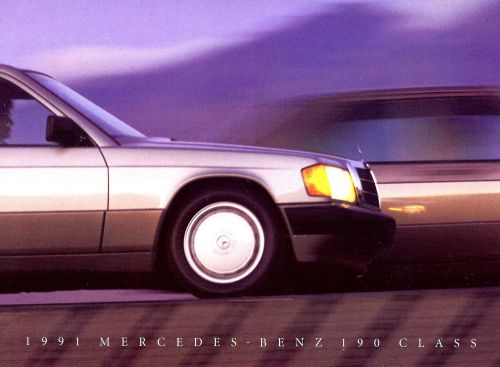 1991 mercedes-benz 190 class brochure -mb 190e 2.3-mb 190e 2.6