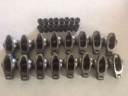 Comp cams pro magnum 1.6 3/8&#034; sbc chevy v8 roller rocker arms  1302-16 stainless