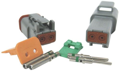 Deutsch Dt Series 2 Pin Connector Kit with Solid Contacts 14 AWG, US $15.35, image 1