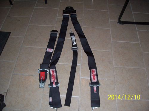 Simpson racing seat belt lot hot rod performance parts black partial used rs
