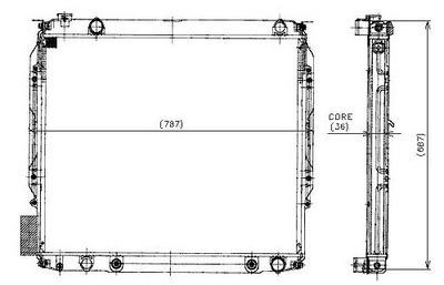 DENSO 221-0518 Radiator, US $161.98, image 2