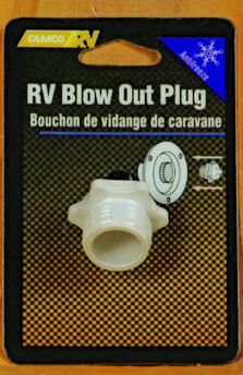 Camco 36104 blow-out plug plastic camper trailer rv