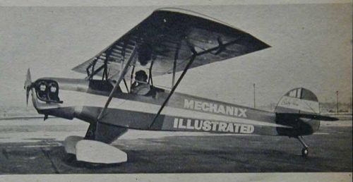 Baby Ace High Wing Monoplane 1955 How to build PLANS, US $24.89, image 4