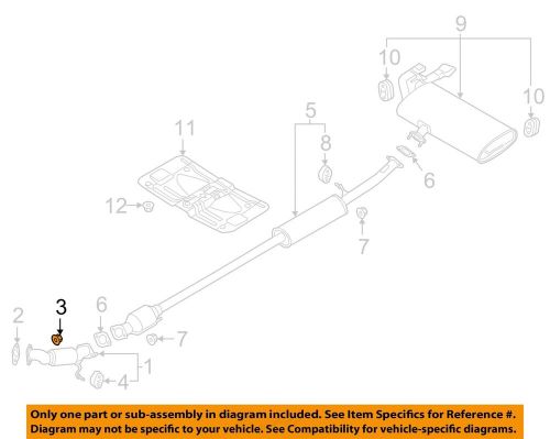 HYUNDAI OEM 16-18 Tucson 1.6L-L4 Exhaust-Front Muffler Nut 1318012000, US $1.83, image 2