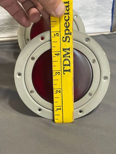 WWII nos GRIMES Aircraft Identification LIGHT ASSEMBLY AN3096 Red Amber, US $39.99, image 3