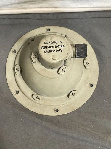 WWII nos GRIMES Aircraft Identification LIGHT ASSEMBLY AN3096 Red Amber, US $39.99, image 5